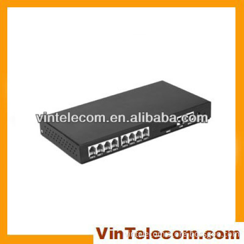 IP PBX 8 ports fxo fxs card asterisk elastix voip pbx / VinTelecom IP08 IP PBX System